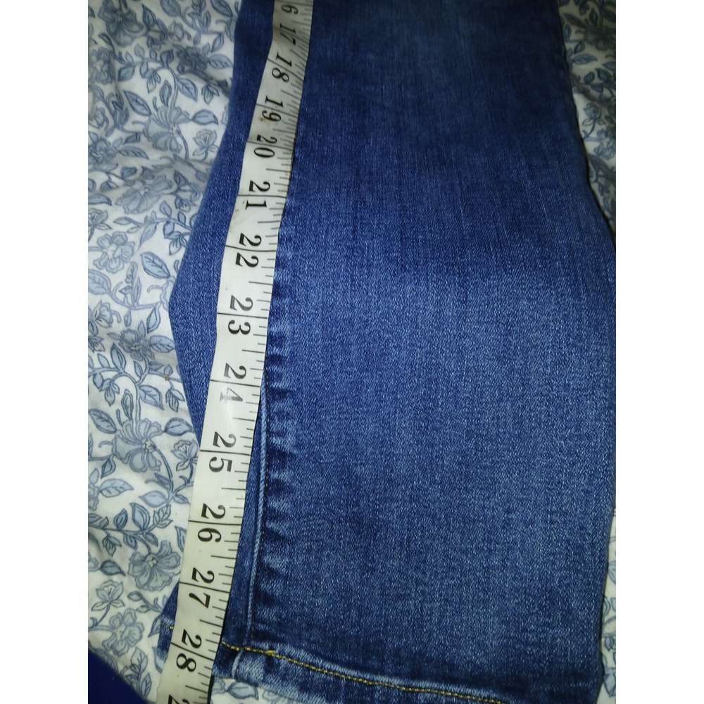 Lucky Brand Women's High Rise Zoe Straight Jeans Size 2 / 26 Ankle Blue Stretch - Picture 9 of 12